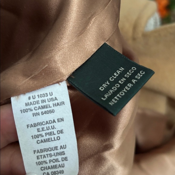 Ralph Lauren Camel wool coat - Picture 4 of 12